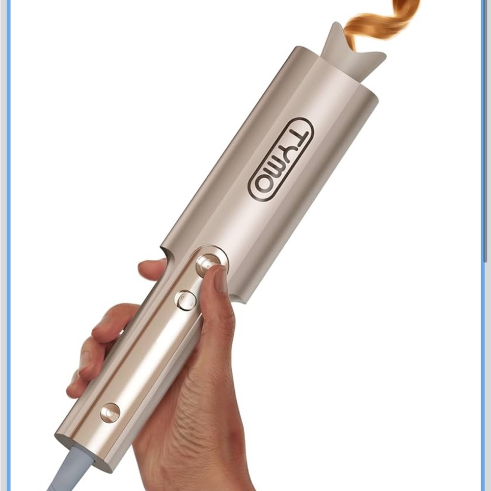 TYMO CurlPro Plus Automatic Curling Iron Gold 1.25 in NEW